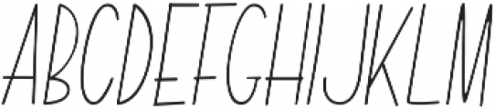 Phantme Light Cond Italic ttf (300) Font UPPERCASE