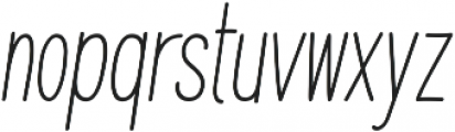 Phantme Medium Cond Italic ttf (500) Font LOWERCASE