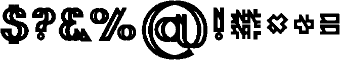 Phantom Bold otf (700) Font OTHER CHARS