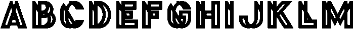 Phantom Bold otf (700) Font UPPERCASE