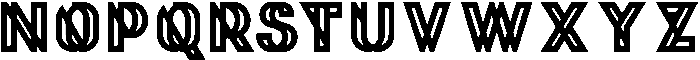 Phantom Bold otf (700) Font UPPERCASE