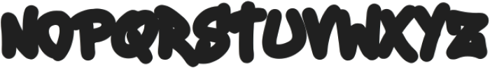 Phantom Graffiti Outline otf (400) Font LOWERCASE