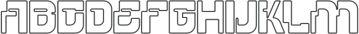 Phantom Novax Outline otf (400) Font UPPERCASE
