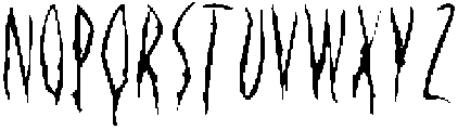 Phantom Runes Regular otf (400) Font UPPERCASE