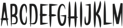Phantom Screams otf (400) Font UPPERCASE