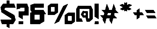 PhantomMecha-Regular otf (400) Font OTHER CHARS
