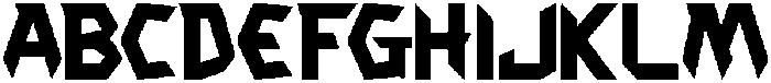 PhantomMecha-Regular otf (400) Font UPPERCASE