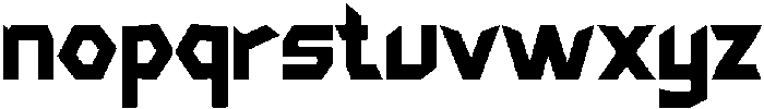 PhantomMecha-Regular otf (400) Font LOWERCASE
