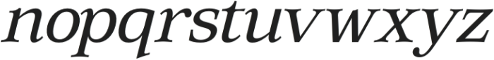 Phantoro Italic Light otf (300) Font LOWERCASE