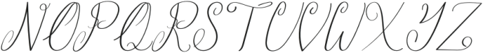 Phattel Italic otf (400) Font UPPERCASE