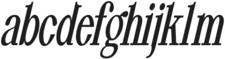 Pheromone-Italic otf (400) Font LOWERCASE