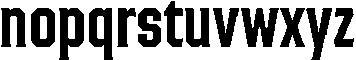 Phidias Block Bold otf (700) Font LOWERCASE
