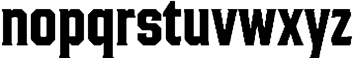 Phidias Block Extra Bold otf (700) Font LOWERCASE
