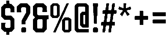 Phidias Block Medium otf (500) Font OTHER CHARS