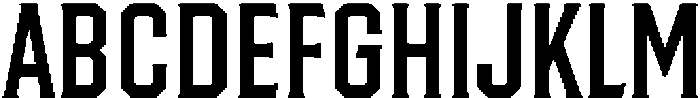 Phidias Block Medium otf (500) Font UPPERCASE