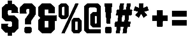 Phidias Block VAR Black ttf (900) Font OTHER CHARS