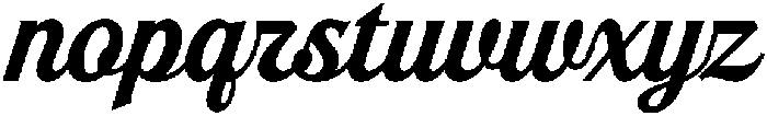 Phidias Script otf (400) Font LOWERCASE