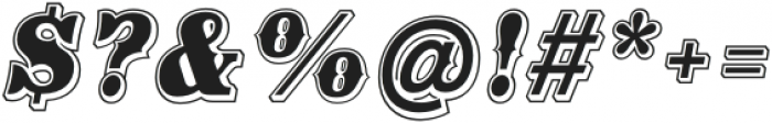 Philadelphian Medium Italic otf (500) Font OTHER CHARS