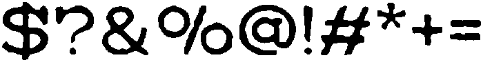 Phoenicia Inkbleed otf (400) Font OTHER CHARS