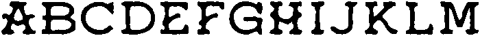 Phoenicia Inkbleed otf (400) Font UPPERCASE