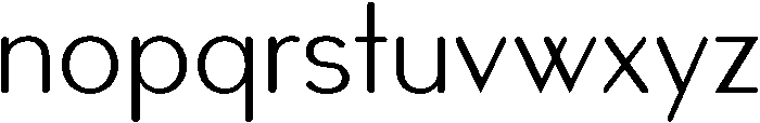 Phoenix Regular otf (400) Font LOWERCASE