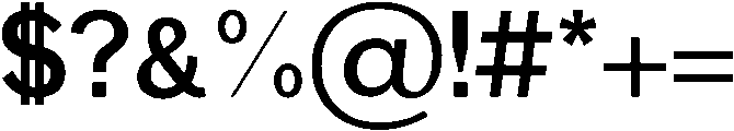 Phoenix Regular otf (400) Font OTHER CHARS