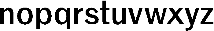 Phoenix Regular otf (400) Font LOWERCASE
