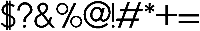 Phoenix Regular otf (400) Font OTHER CHARS