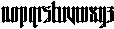 Phoenix otf (400) Font LOWERCASE