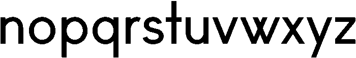 Phoenix otf (400) Font LOWERCASE
