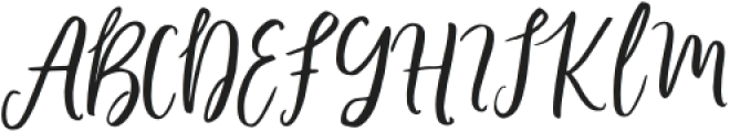 Phoony Script Regular otf (400) Font UPPERCASE