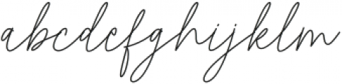 Photomark Signature otf (400) Font LOWERCASE