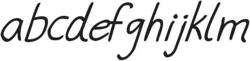phitradesign Handwritten Bold Italic ttf (700) Font LOWERCASE