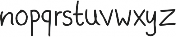 phitradesign Handwritten Bold ttf (700) Font LOWERCASE