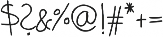 phitradesign Handwritten ttf (400) Font OTHER CHARS