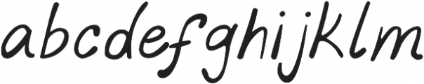 phitradesign INK Italic otf (400) Font LOWERCASE