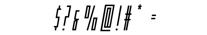 Phantacon Bold Italic Font OTHER CHARS