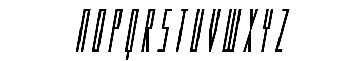 Phantacon Bold Italic Font UPPERCASE