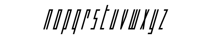 Phantacon Bold Super-Italic Font LOWERCASE