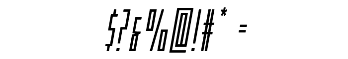 Phantacon Compact Bold Italic Font OTHER CHARS