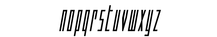 Phantacon Compact Bold Italic Font LOWERCASE