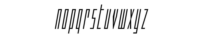 Phantacon Compact Italic Font LOWERCASE