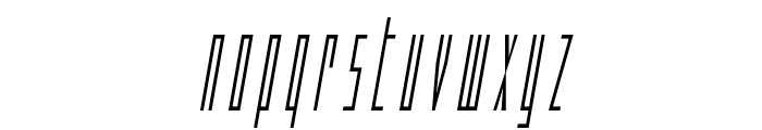 Phantacon Condensed Italic Font LOWERCASE
