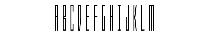 Phantacon Condensed Font UPPERCASE