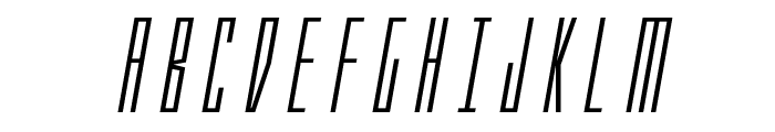 Phantacon Expanded Italic Font UPPERCASE