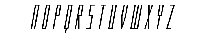 Phantacon Expanded Italic Font UPPERCASE