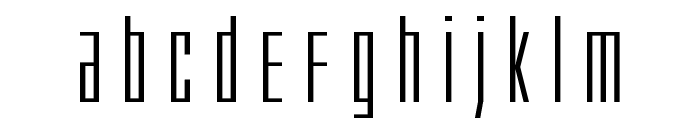 Phantacon Extra-Expanded Font LOWERCASE