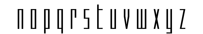 Phantacon Extra-Expanded Font LOWERCASE