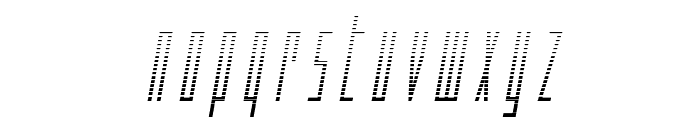 Phantacon Gradient Italic Font LOWERCASE
