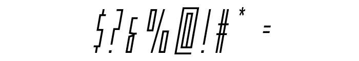 Phantacon Italic Font OTHER CHARS